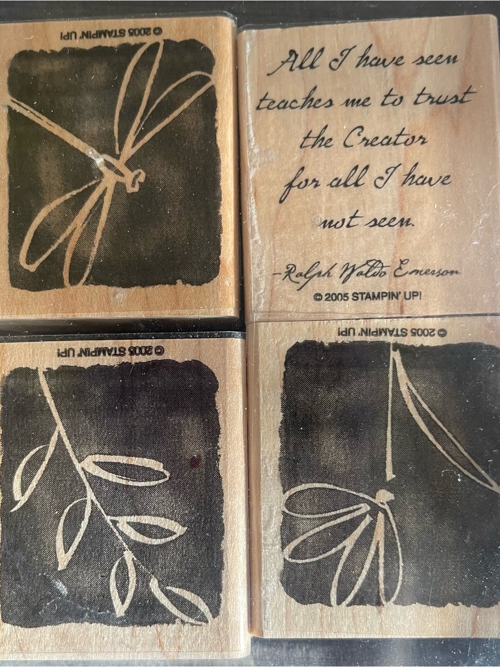 Stampin' Up! Variety of Wooden/Rubber Stamp Sets and paper.